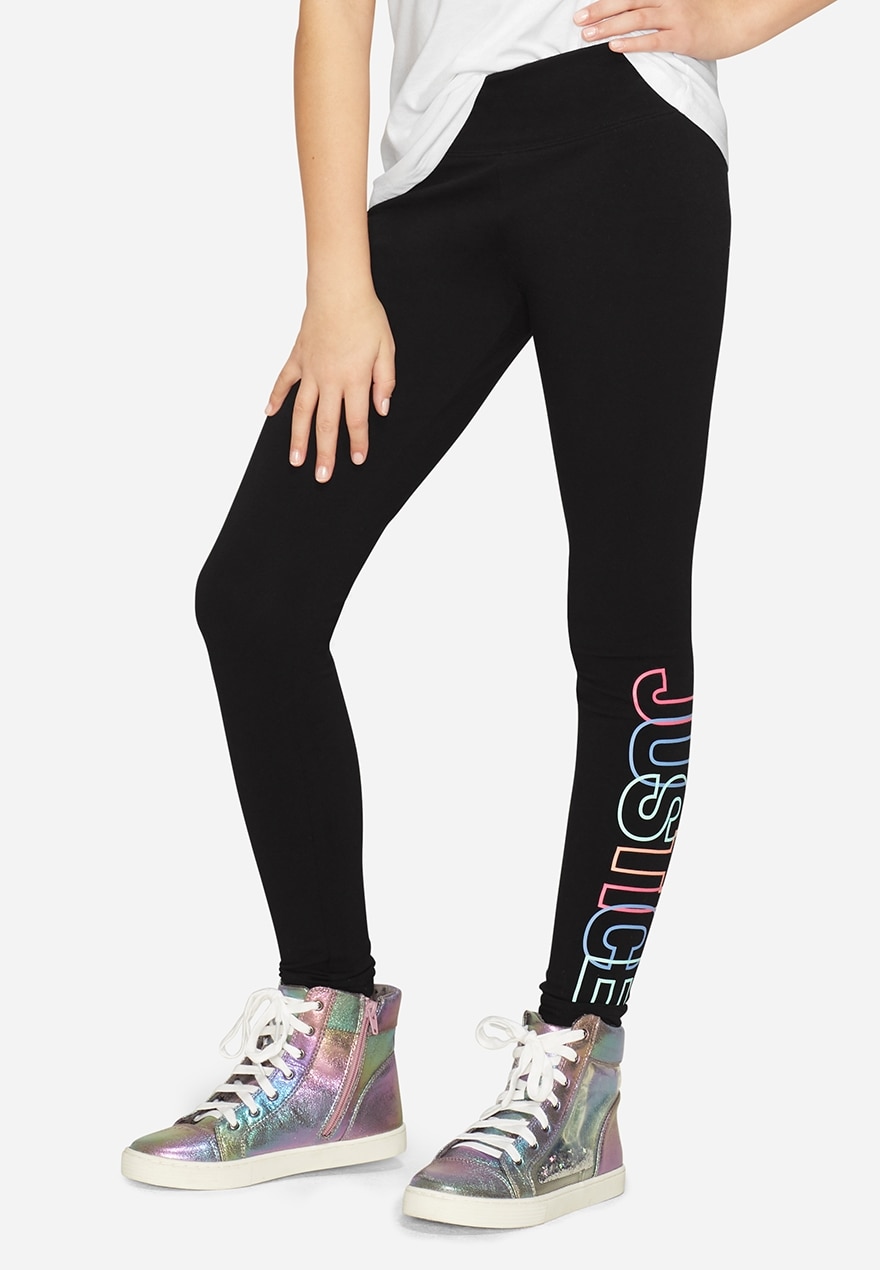 KWD6.5 / QR80 / AED85 / BD8.5 / JD18 / SAR85 / OMR8	Everyday Justice Branded Full Length Leggings	15236389610