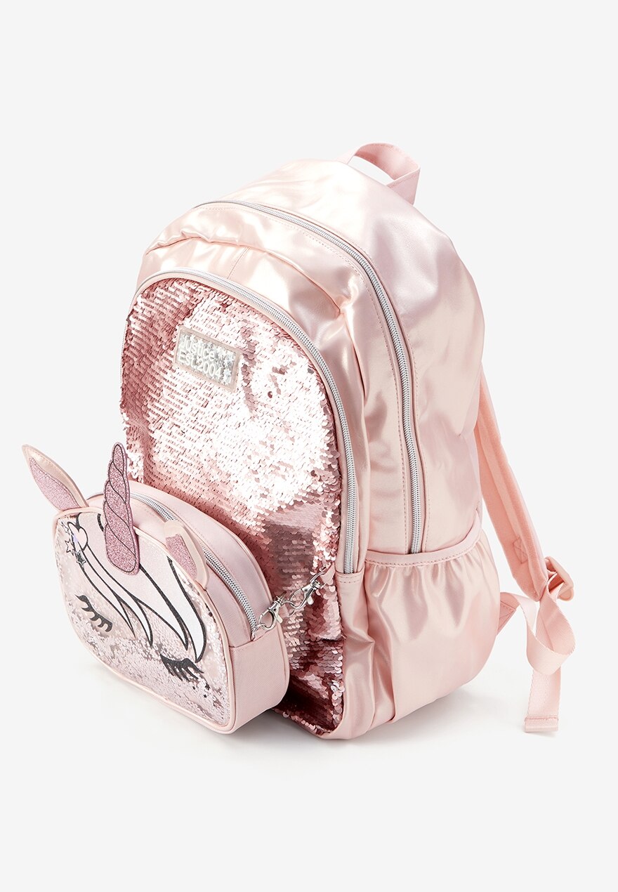 KWD20 / QR250 / AED260 / BD27 / JD60 / SAR295 / OMR25    Justice Unicorn Backpack & Crossbody  16190229657