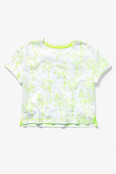 KWD8 / QR100 / AED105 / BD10.5 / JD22 / SAR115 / OMR10    Glow In The Dark Palm Tree Boxy Tee     15042886625