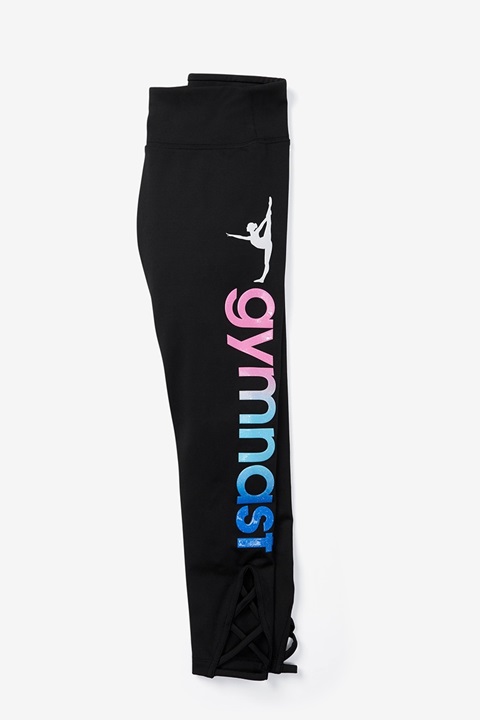 KWD9 / QR110 / AED115 / BD11 / JD27 / SAR130 / OMR11     Sport Gymnast Lattice Leggings     15232847602