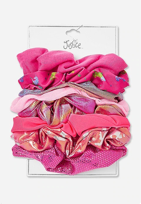 KWD5 / QR60 / AED65 / BD6.5 / JD14 / SAR75 / OMR6    Pretty Pink Scrunchie - 8 Pack    16019768619