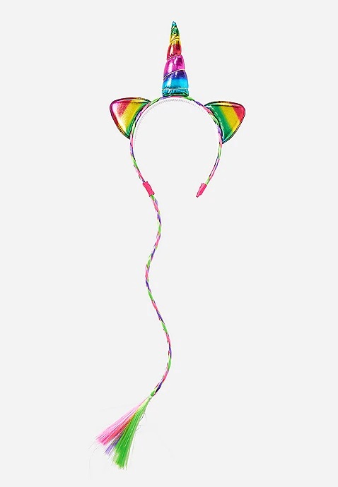 KWD2.5 / QR30 / AED30 / BD3 / JD6 / SAR35 / OMR3   Rainbow Unicorn Braid Headband    16021500619