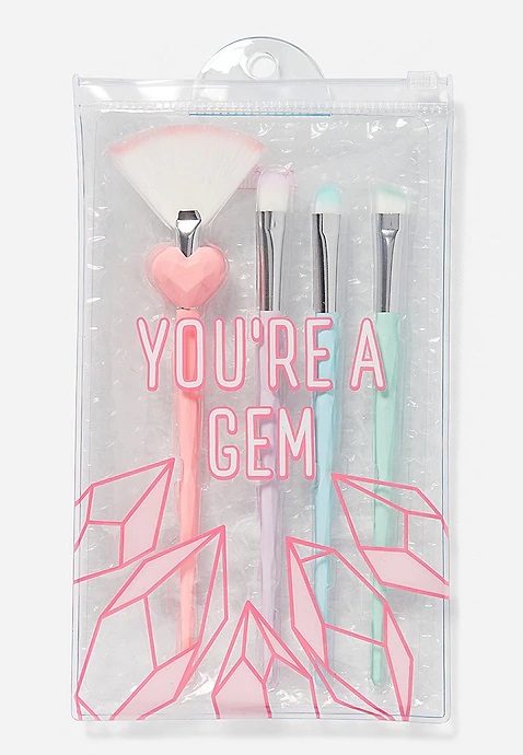 KWD6.5 / QR80 / AED85 / BD8.5 / JD18 / SAR95 / OMR8    Just Shine You're A Gem Cosmetic Brush Set   16295090619