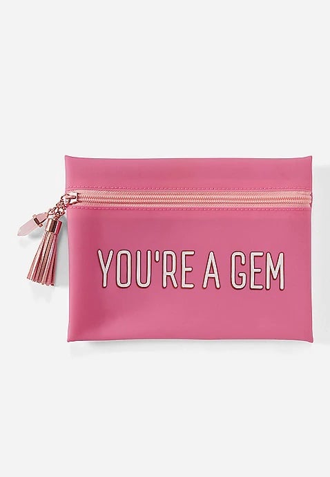 KWD5 / QR60 / AED65 / BD6.5 / JD14 / SAR75 / OMR6    Just Shine You'Re A Gem Cosmetic Bag    16293909619