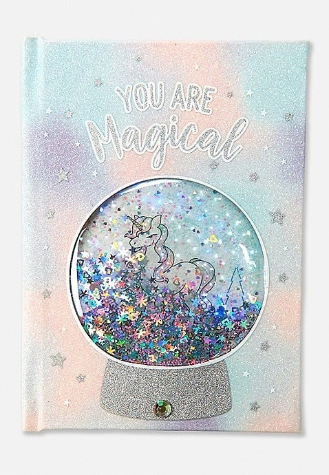 KWD10.5 / QR130 / AED135 / BD14 / JD32 / SAR150 / OMR13    Magical Unicorn Light Up Journal    16211672619