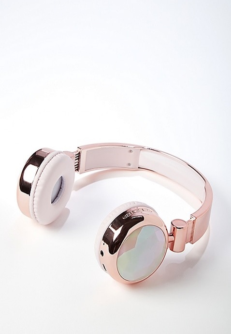 KWD15.5 / QR190 / AED200 / BD20 / JD45 / SAR225 / OMR19   Justice Crystal sleek Sounds Bluetooth Headphones    16339476619