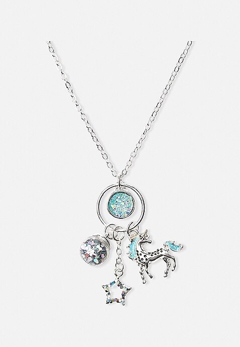 Unicorn Charm Pendant Necklace