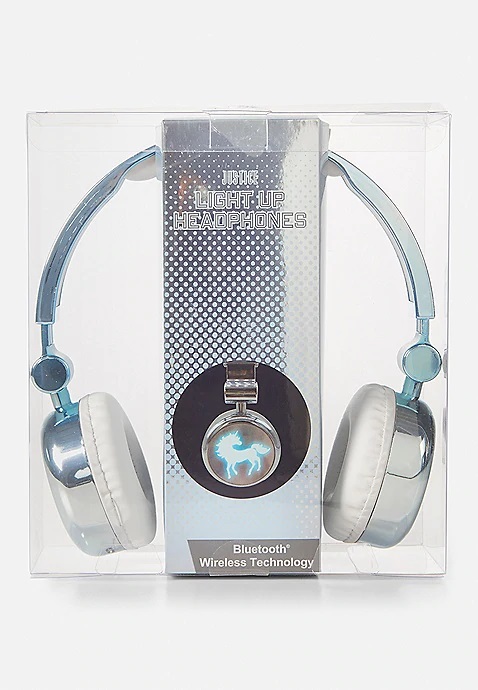 KWD15.5 / QR190 / AED200 / BD20 / JD45 / SAR225 / OMR19   Unicorn Light Up Bluetooth Headphones   16331217619